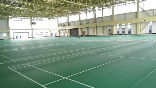 PVC Sports Flooring Vinyl Floor Farfly Roll Sport Sponge Court Indoor Mat 8 mm