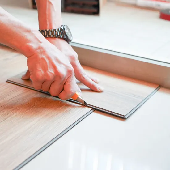 100% Waterproof Stone Click Lock Self Adhesive Vinyl Tiles Spc Flooring Factory Price 4mm 5mm 6mm