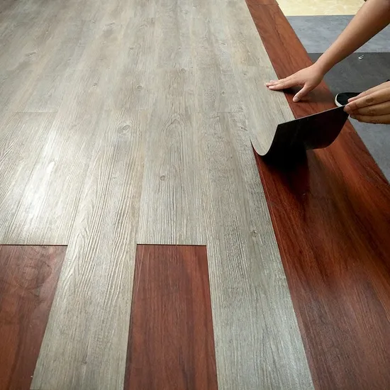 Self Adhesive or Dry Back Lvt Floor PVC Flooring and Lvt Spc Plastic Floor Tile for Home Decoration