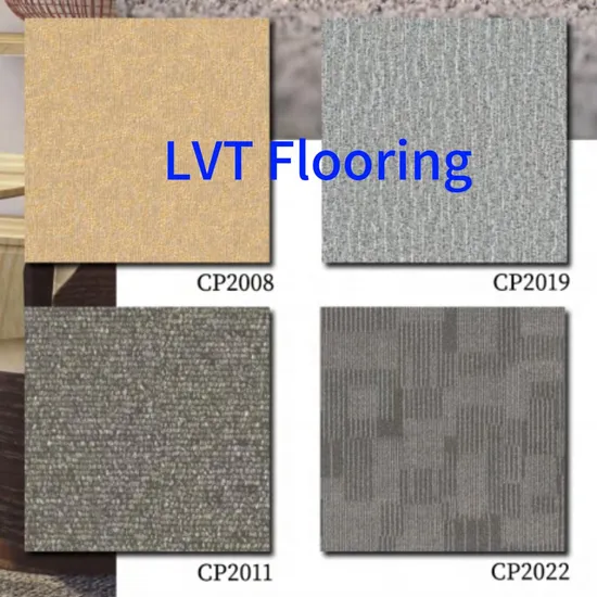 Home Decor Fashion Easy Installation Soundproof Moisture Proof 2mm Dry Back Self Adhesive Loose Lay PVC/Spc/Lvp/Vinyl Plastic Wood Floor/Plank/Tile Lvt Flooring