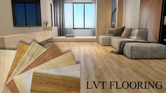 Waterproof Engineered Wood Floor Vinyl Lvt Hardwood Flooring for Indoor Spaces 