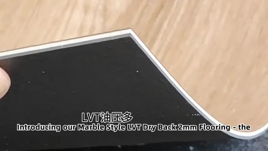 Modern Luxury Vinyl Tile Plank Flooring 3mm Dry Back Click Loose Lay Lvt Lvp PVC Material Indoor Apartments 4mm 5mm Options 