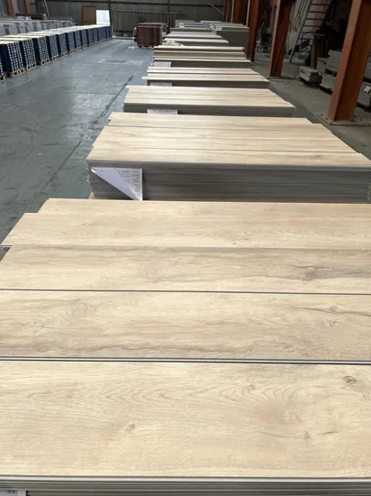 Light Embossed Grey Color Oak Vinyl Floor Dry Back PVC Lvt Spc Waterproof Flooring Plastic Plank Tiles 