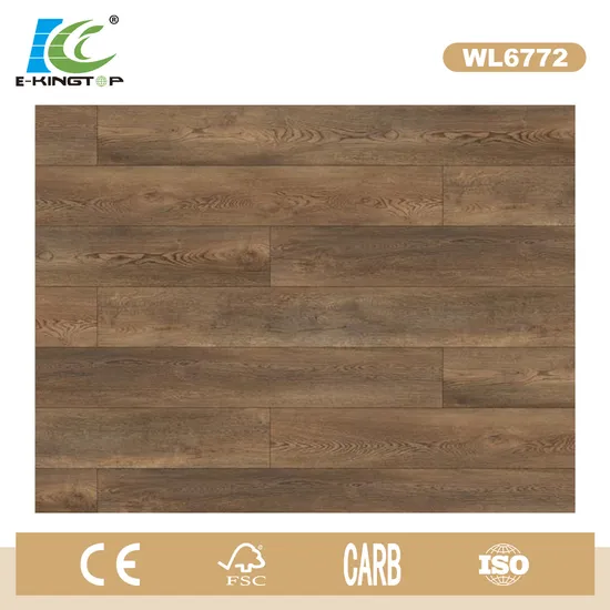 Indoor Waterproof 5mm Spc Wood Style Plastic Dry Back Click Vinyl Flooring 