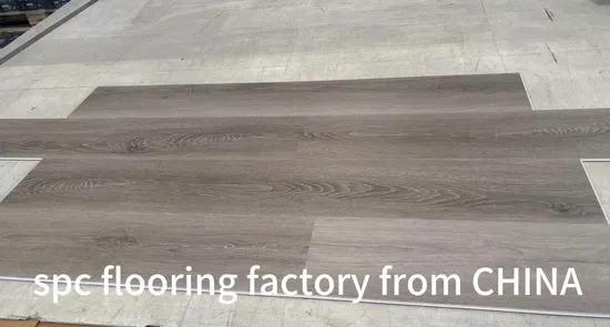 Modern Flooring Building Materials Composite Decking 100% Waterproof Wood Grain Vinyl Spc Flooring Covering Lvt PVC Floor Tile Dry Back PVC Floor 