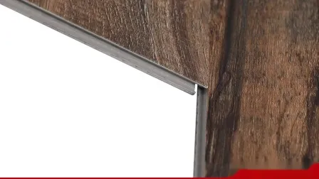 Wooden Waterproof Fireproof Spc Click Vinyl Plank Flooring 