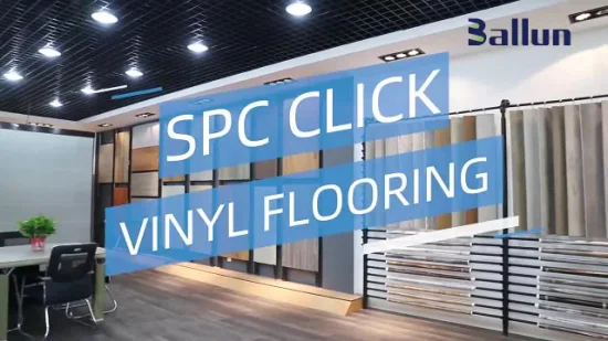 Waterproof Unilin Click Lock Wood Grain Lvt Spc Plank Hybrid Spc Flooring