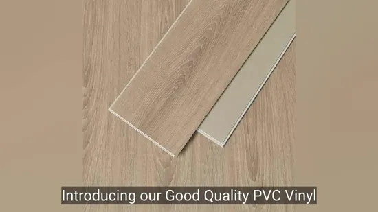 Unilin Click and Underlayer Waterproof Spc Plastic Flooring Tile Commercial Piso PVC Flooring for Home 