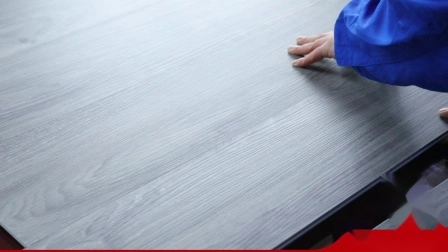 Wood Grain PVC Lvt Vinyl Plank Tile No Glue Loose Lay Flooring